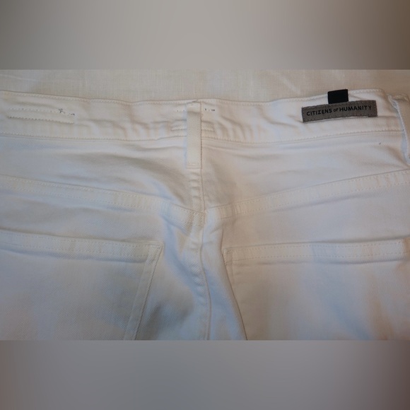 Citizens of Humanity Women’s Drew Fray High Rise Crop Flare Jeans - Picture 11 of 11